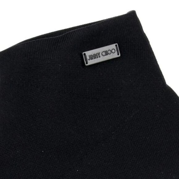 Jimmy Choo - Saber 65 - Black Booties with Marble Heel - Picture 8 of 8